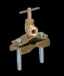 Everflow NVSP69-14-NL 1/4 OD COMP X 1/8 MIP SELF PIERCING SADDLE VALVE KIT LEAD FREE