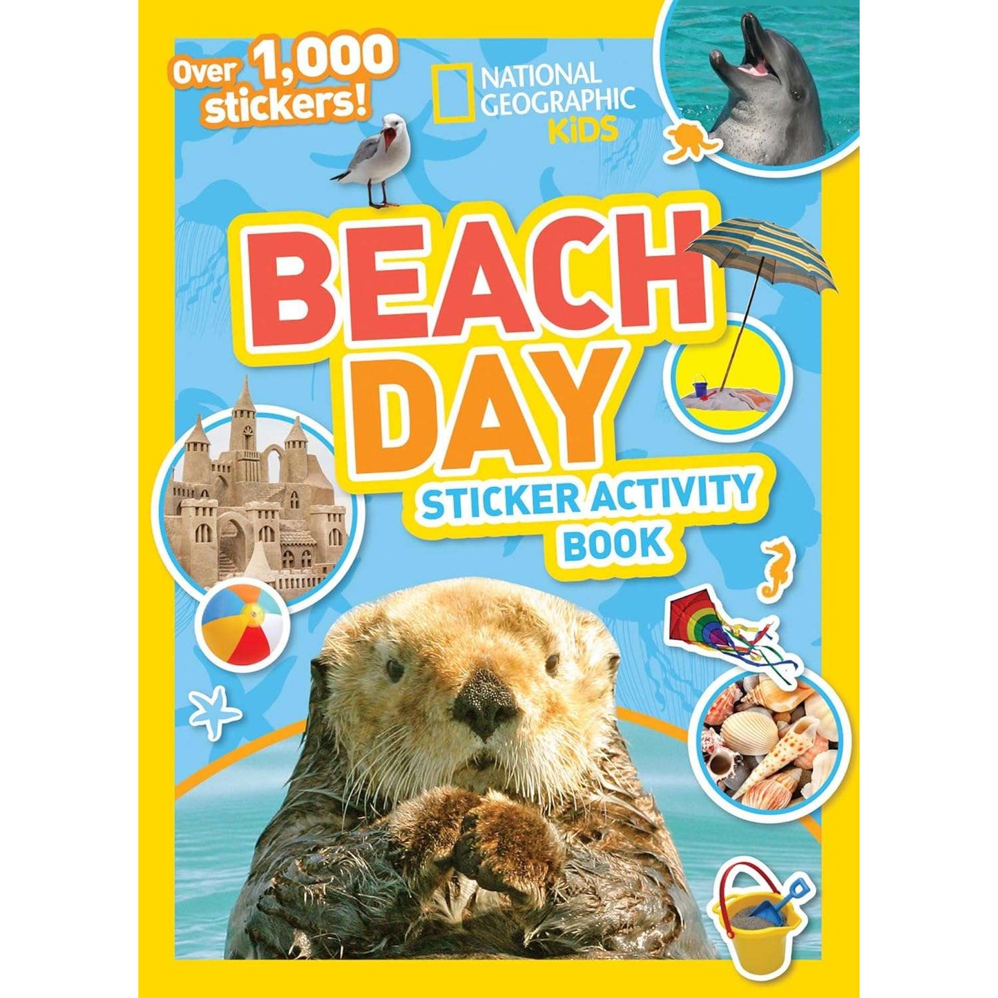 Paradise Clay PGN451 National Geographic Kids Beach Day Sticker - Activity Book