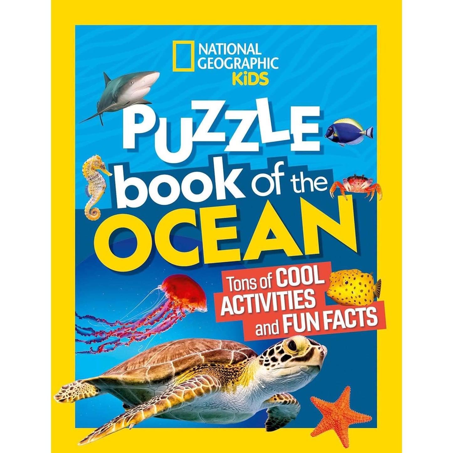 Paradise Clay PGN459 National Geographic Kids Puzzle Book of the Ocean - Book