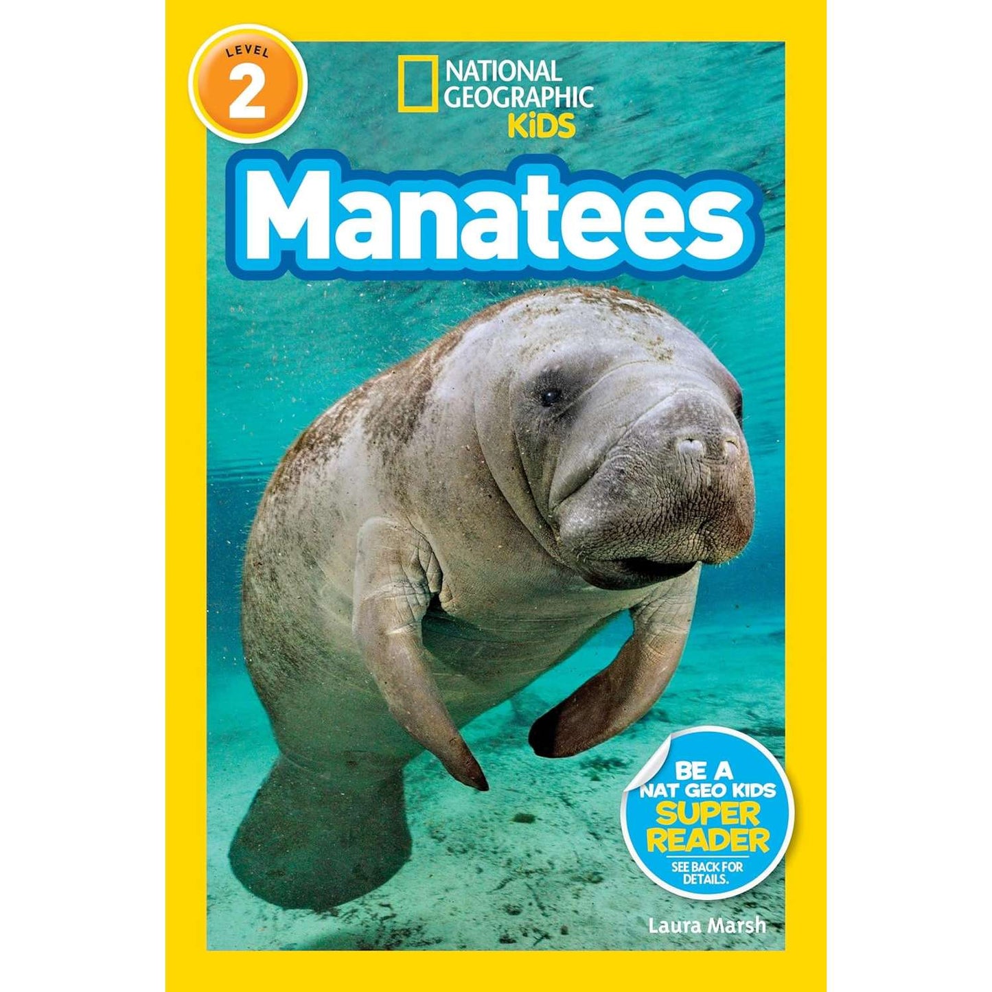 Paradise Clay PGN464 National Geographic Readers Level 2: Manatees - Book