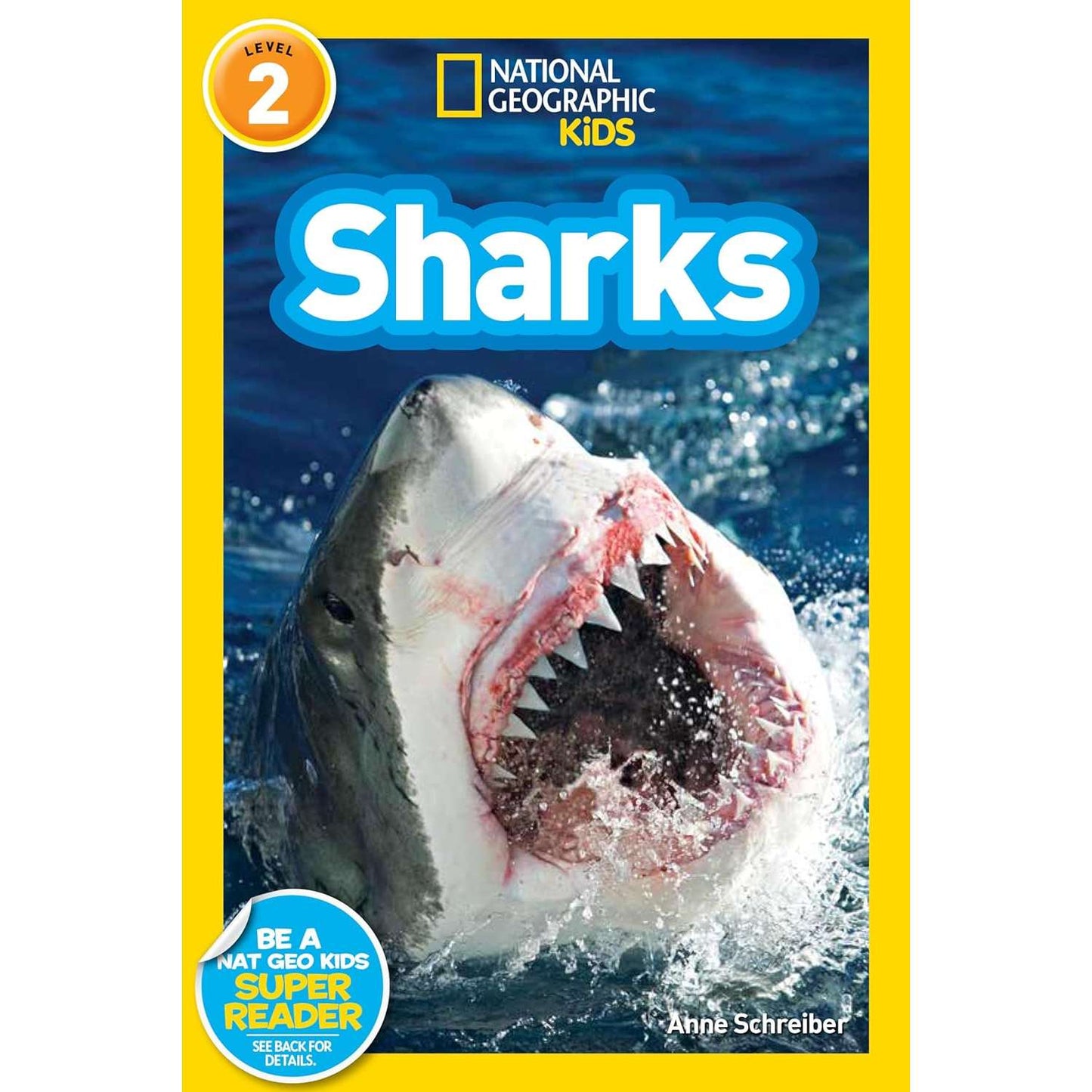 Paradise Clay PGN466 National Geographic Readers Level 2: Sharks - Book