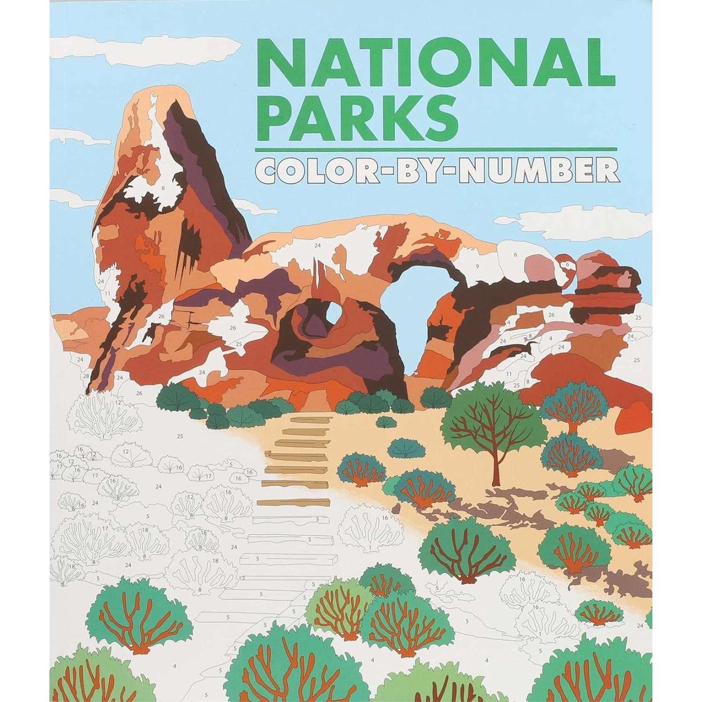 Paradise Clay SIM467 National Parks Color-by-Number - Book