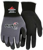 MCR SAFETY N96797S Ninja Bnf 15 Ga Nylon/Spdx Shell Bnf Palm- Dots (12 PR)