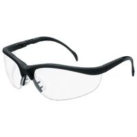 MCR SAFETY KD110AF Klondike Black Frame Clear Anti-Fog Lens