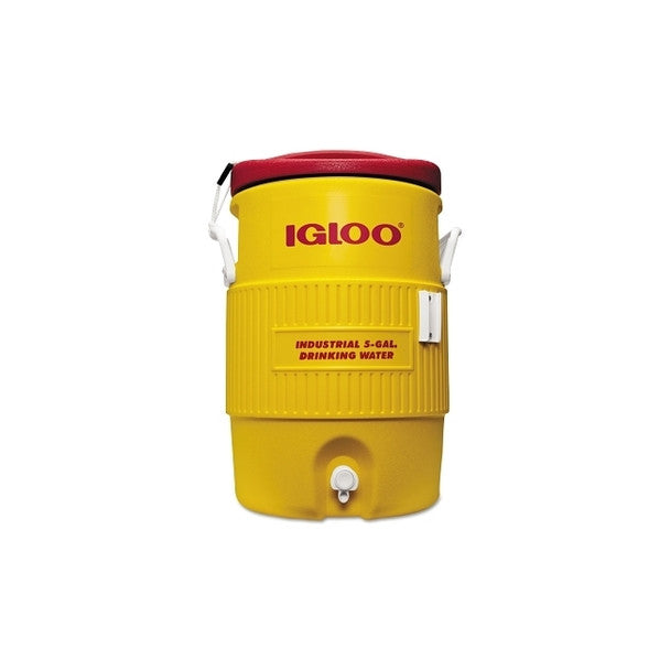 IGLOO 451 5 Gal Yellow/Red Plasticind. Cooler
