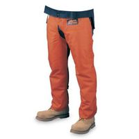 Delta Plus WELJE90236 ProChaps™ Apron Style, 420 Denier, Water Resistant, Orange, Length 36" from Waist