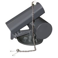 Jones Stephens T02020 Low Profile Actuator Unit Complete for American Standard® #5 Old Style Black with Disc, Chain, Clip and Grommet
