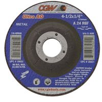 CGW ABRASIVES 35648 9X1/8X7/8 A24-R-Bf Steelt27 Dp Ct Whl (1 EA)