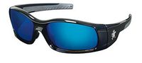 MCR SAFETY SR118B Swagger Black Frame Bl Diamond Mirr