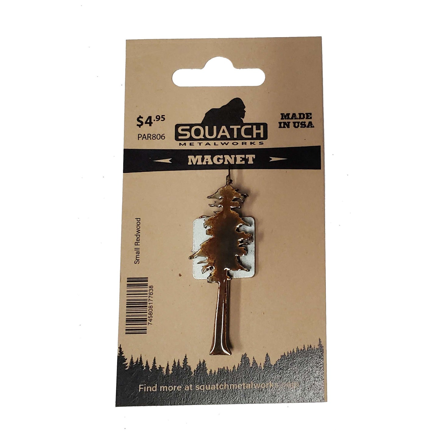 Paradise Clay PAR806 Small Redwood MAGNET