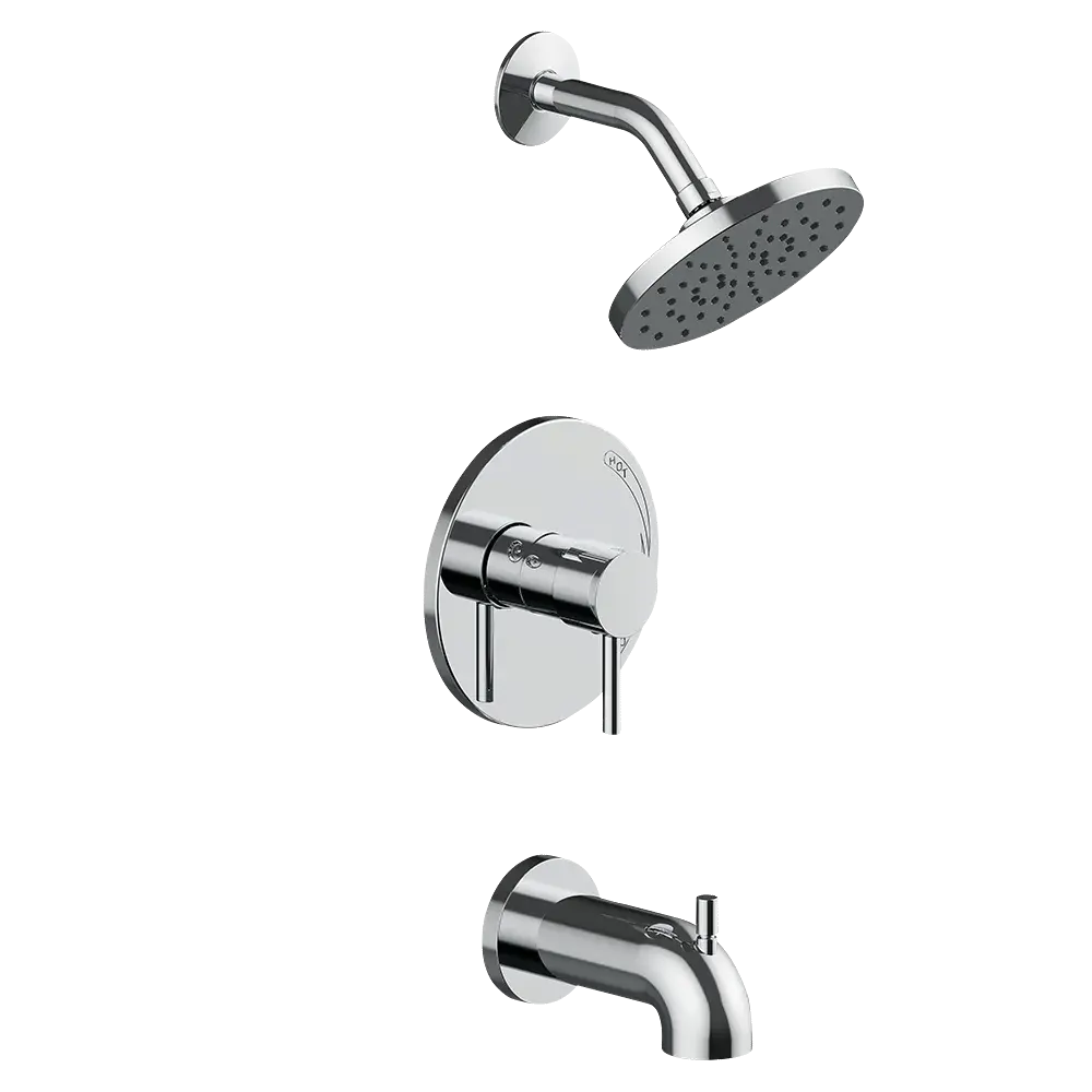 Matco-Norca PD-730CJP Padova Tub & Shower Trim, Slip On Diverter Spout, Job Pack, Chrome