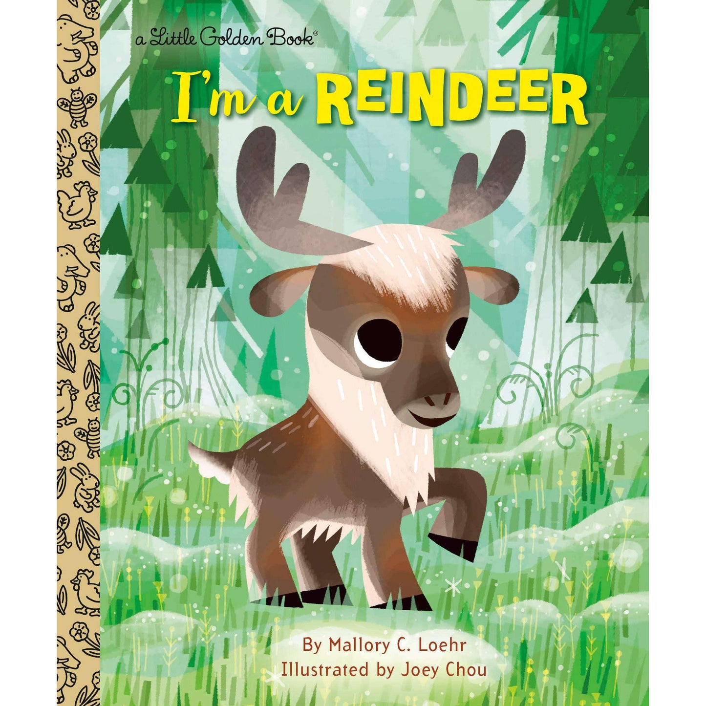 Paradise Clay PGN385 I'm a Reindeer (Little Golden Book) - Book