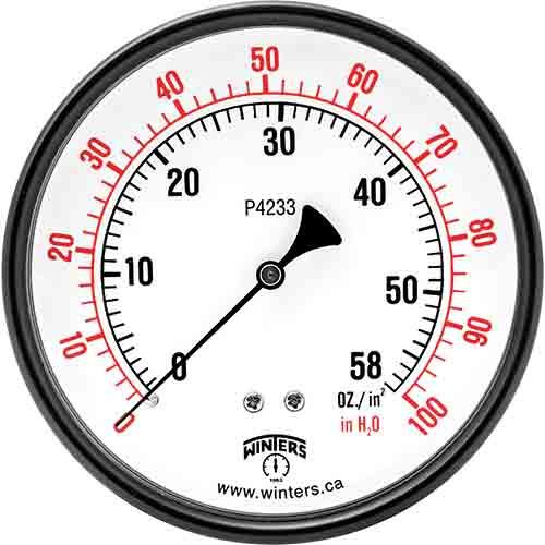 Winters Instruments PLP4241 Plp Low Pressure Gauge