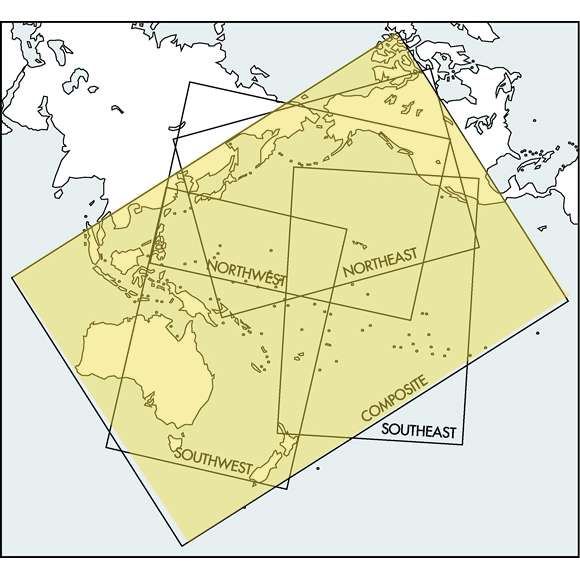 Paradise Clay FAAPORCPZ FAA Chart: North Pacific Route Chart Composite FLAT