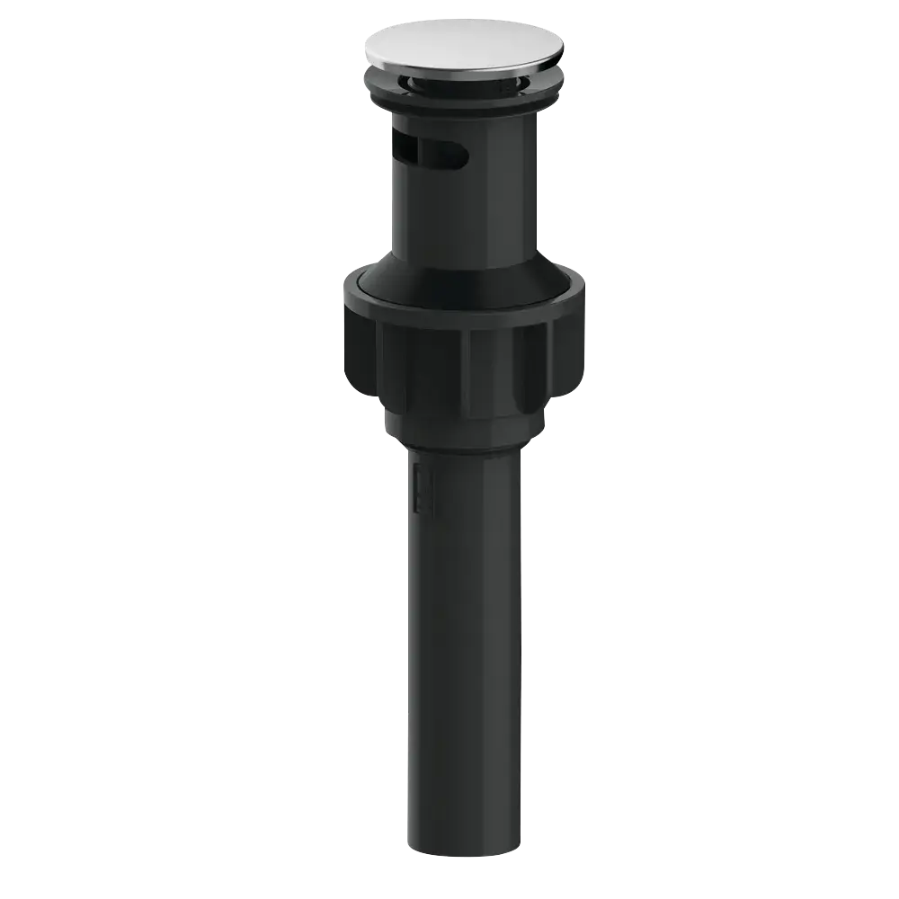 Matco-Norca PP-010BNP Plastic Push Pop-Up, With Overflow, Brushed Nickel