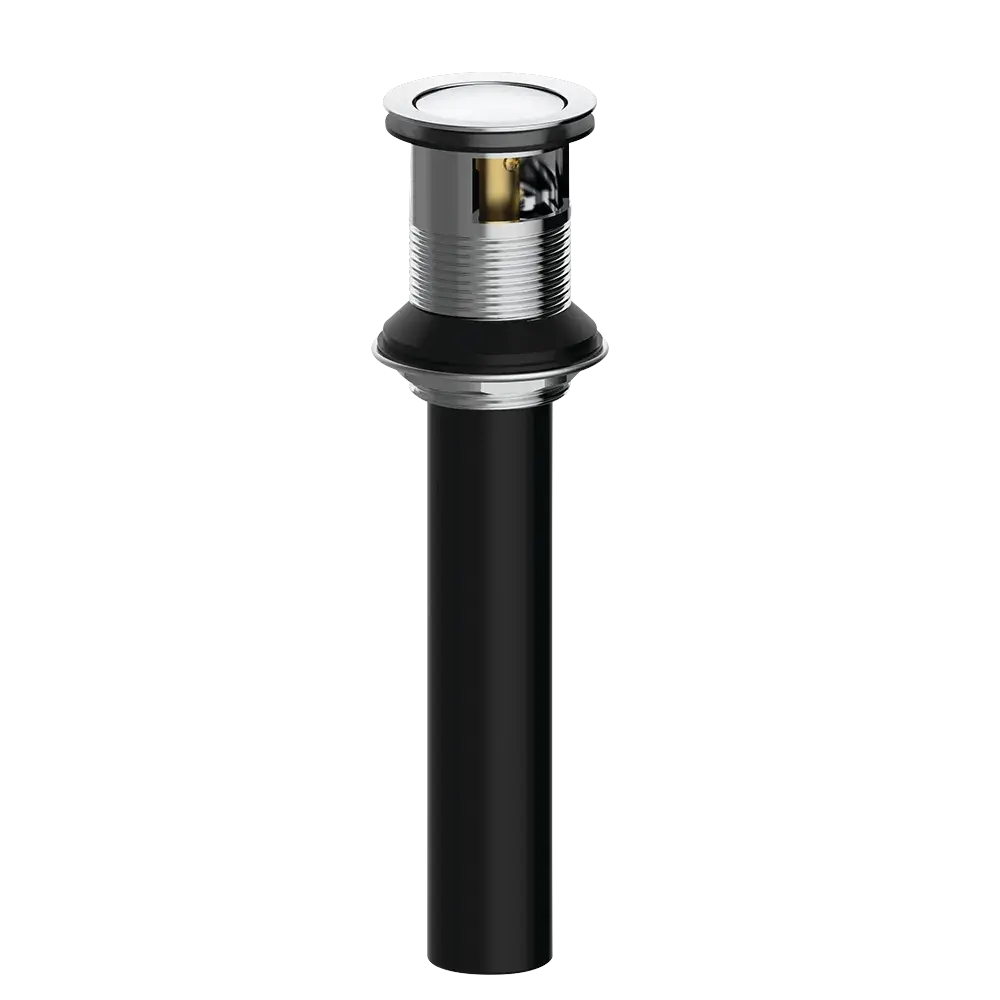 Matco-Norca PP-010CF 50/50 Push Pop-Up, With Overflow, Chrome
