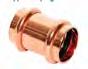 Everflow PPCL0200 2 Copper Coupling - No Stop, P x P, 2'' x 2''