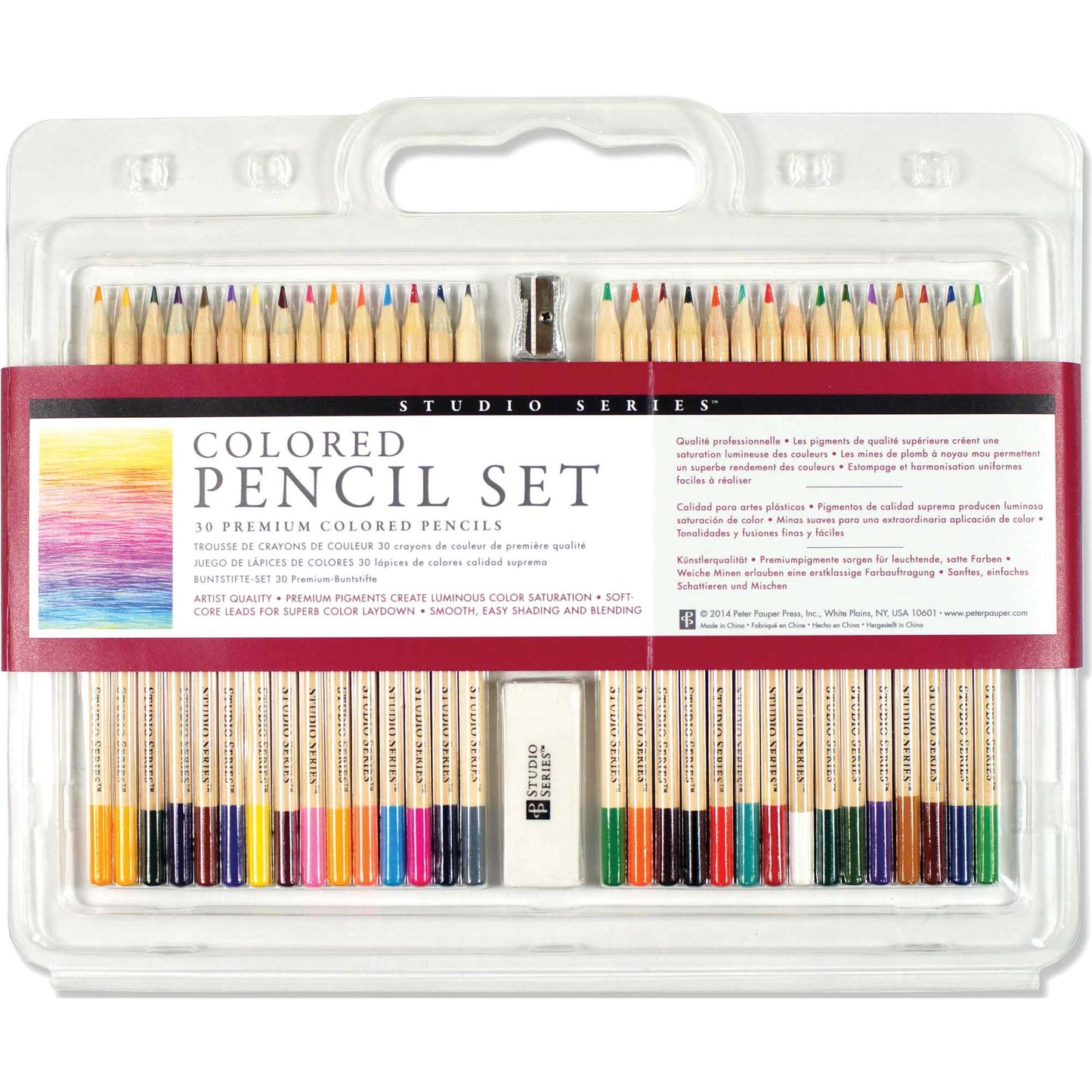 Paradise Clay PPP018 STUDIO SERIES COLORED PENCIL SET (SET OF 30)