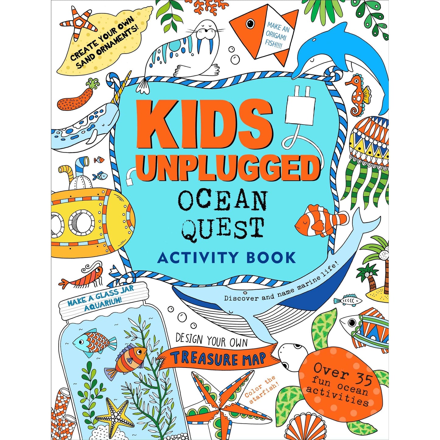 Paradise Clay PPP024 Kids Unplugged: Ocean Quest - Activity Book