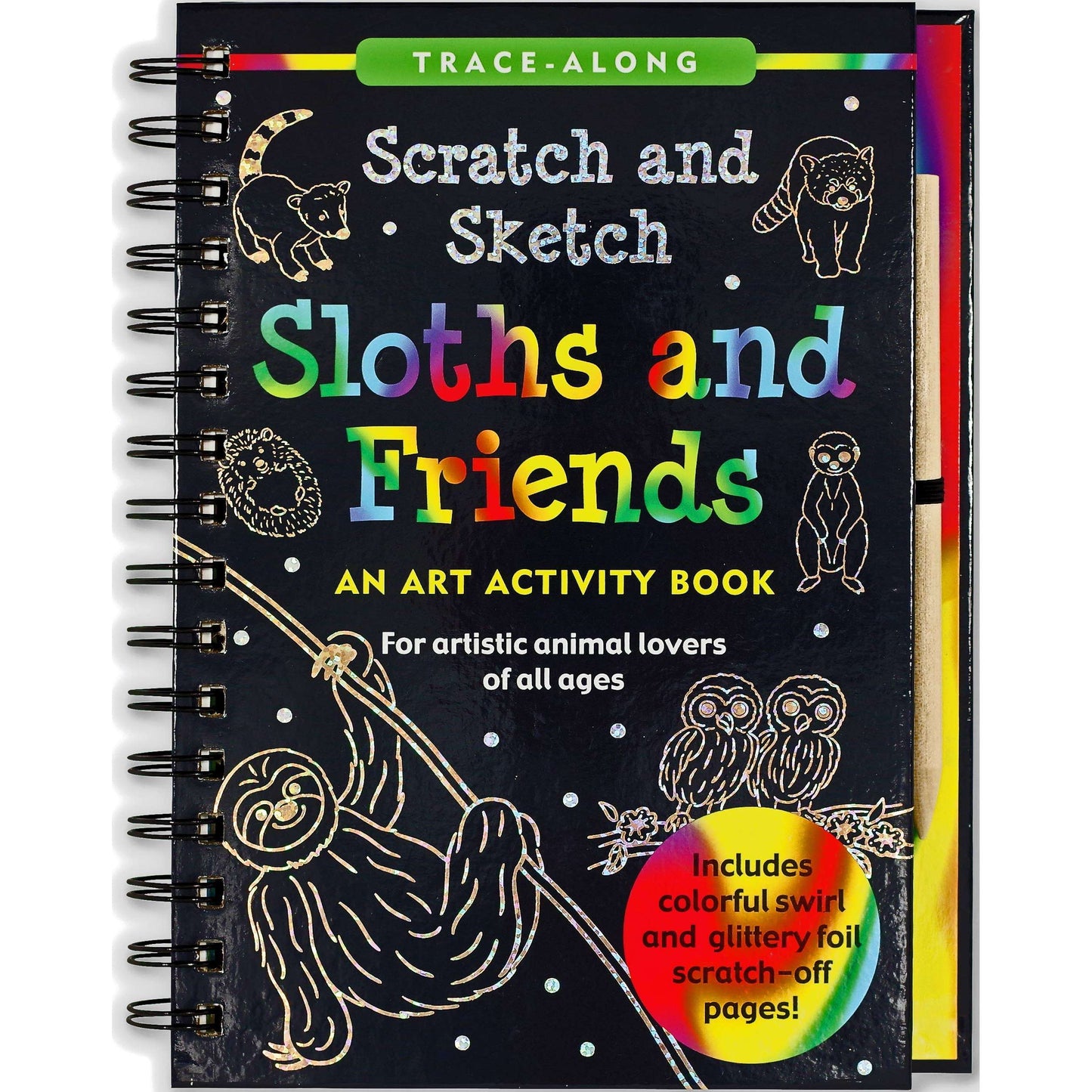 Paradise Clay PPP055 Scratch & Sketch Sloths & Friends - Book
