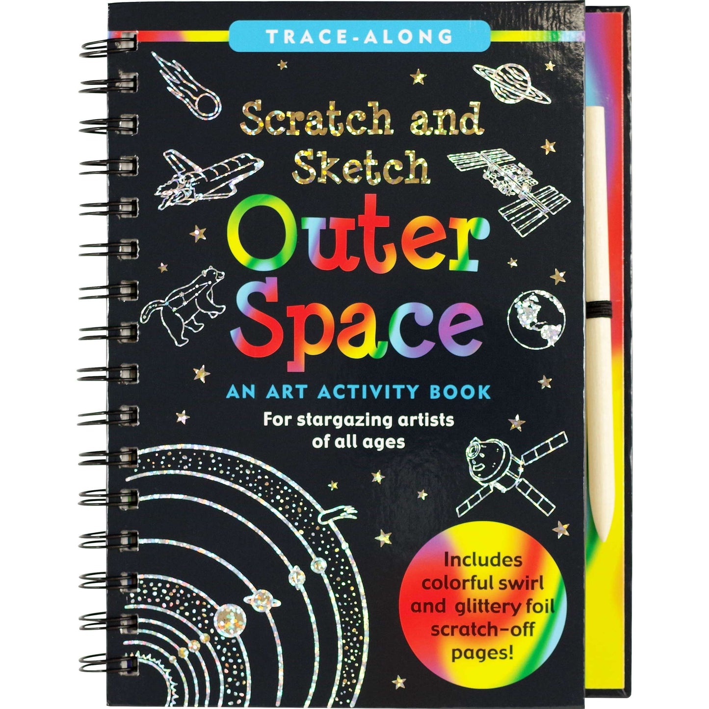 Paradise Clay PPP057 Scratch & Sketch Outer Space - Book