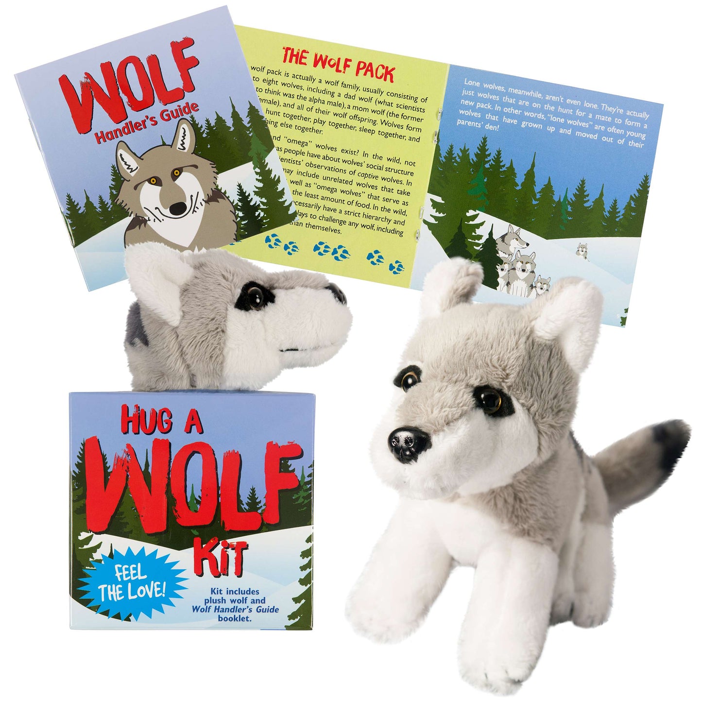 Paradise Clay PPP073 Hug a Wolf Kit - Plush