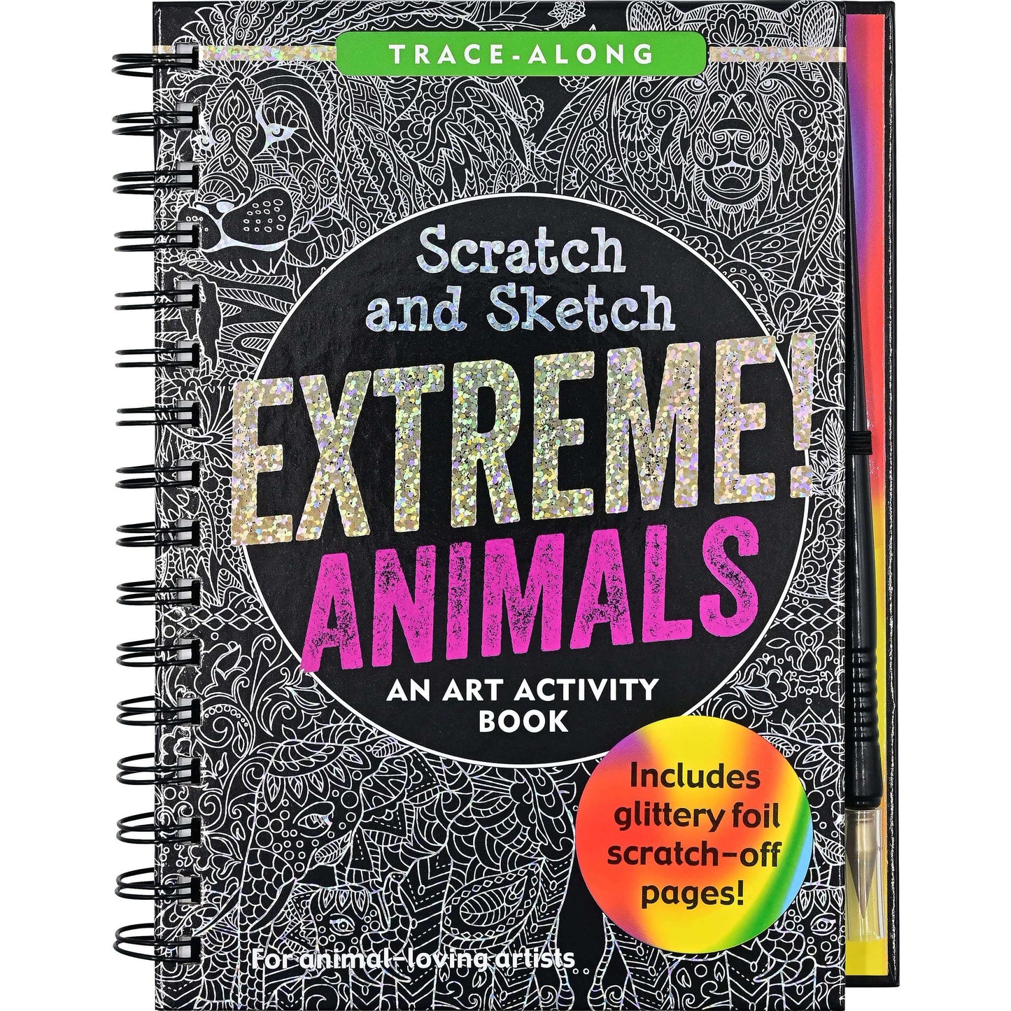 Paradise Clay PPP085 Scratch & Sketch Extreme Animals - Book