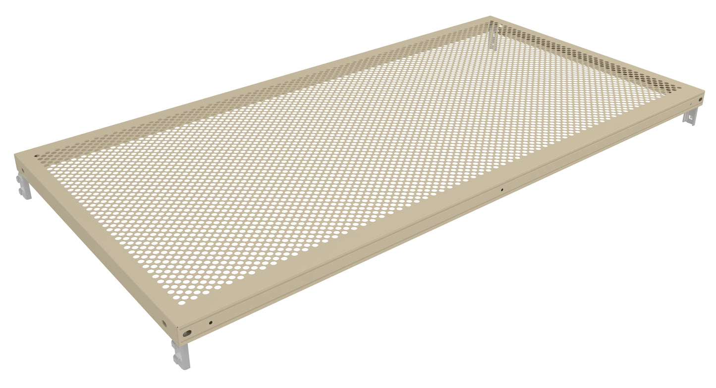 Tennsco PQ2-4824P Q-Line Perforated Shelf