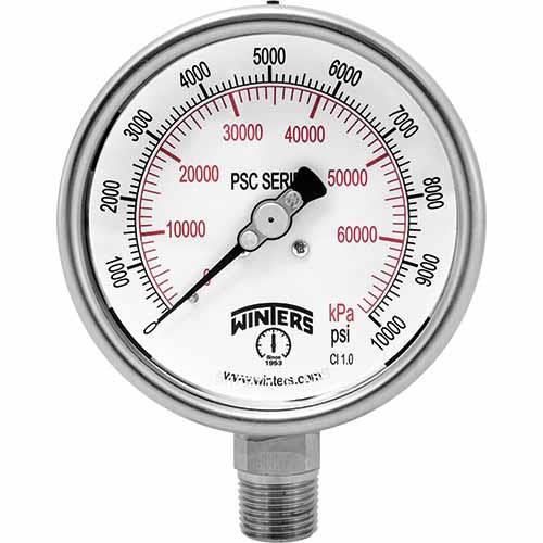 Winters Instruments PSC366 Psc Safety Case Pressure Gauge