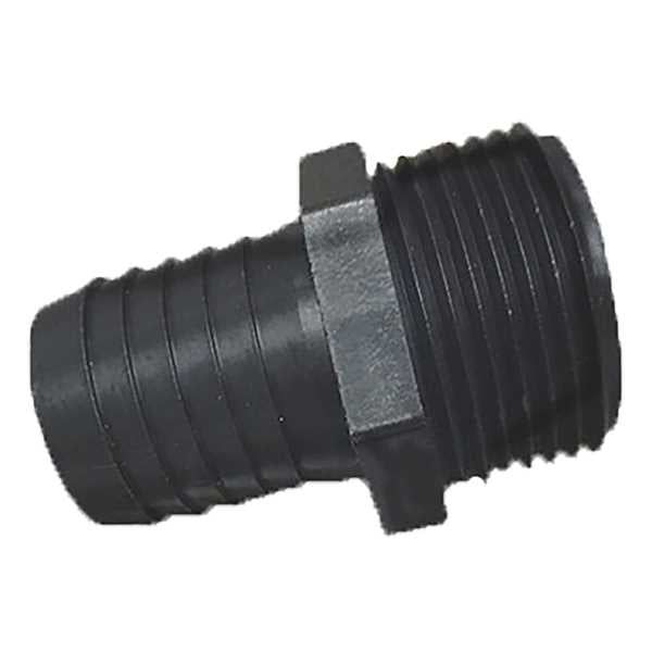 American Lube PT25 1" Poly Straight Fitting for Stackable Poly Tanks
