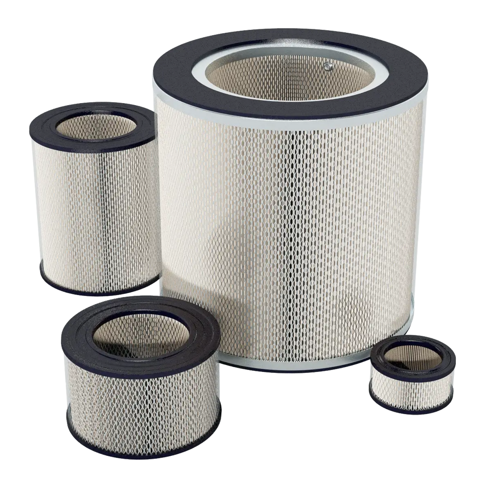 Solberg 370P Replacement Filter Element – 2 Micron Paper Intake Cartridge, Vacuum Pump Air Filter
