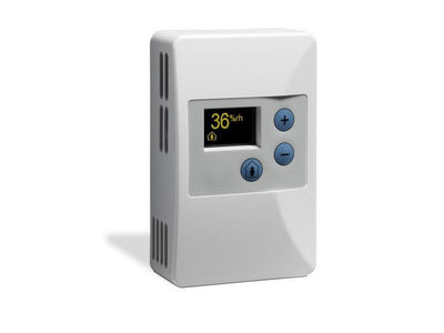 Siemens QFA3280.FWNC ROOM TEMP SENSOR, RH 2%, TEC, DIG SIGNAL, SENSE & DISPLAY, OVERRIDE, TEMP SETPT