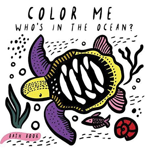 Paradise Clay QRT045 Color Me: Who's in the Ocean? - Bath Book