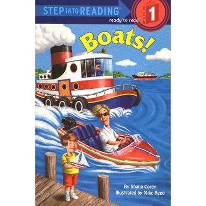 Paradise Clay RAN010 Boats: Step into Reading - Book