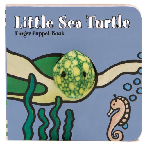 Paradise Clay HCB004 Little Sea Turtle - Finger Puppet Book
