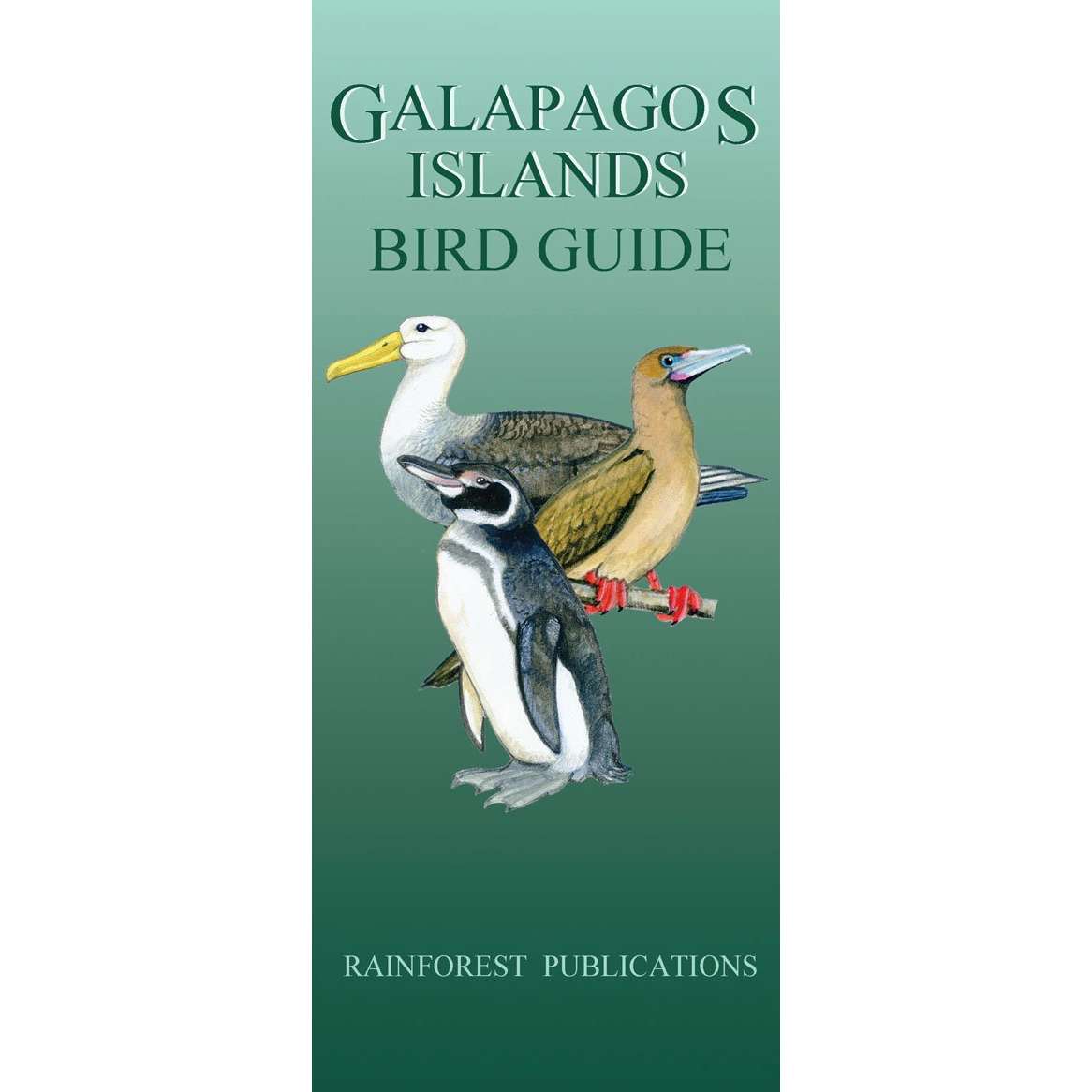 Paradise Clay RFP057 Galapagos Islands Birds Field Guide - Folding Pocket Guide