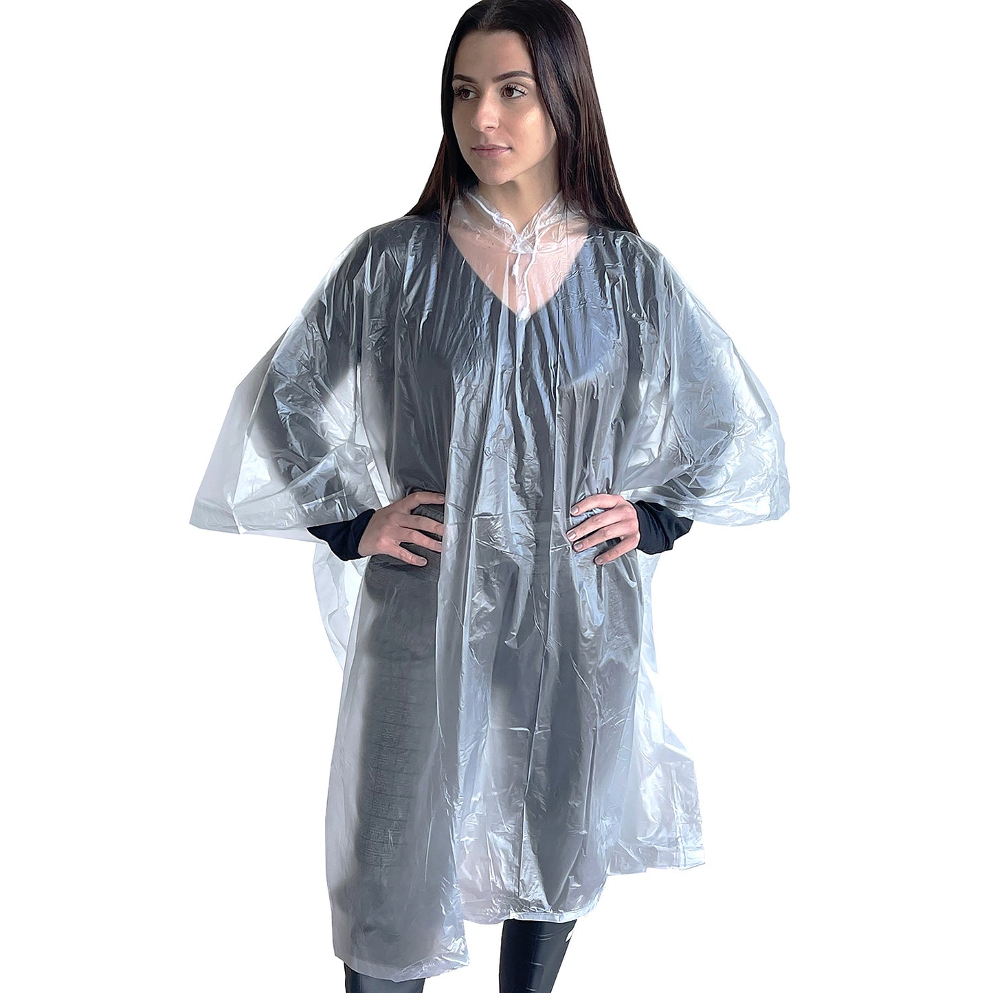 Cordova Safety RP10C Rain Poncho, Clear