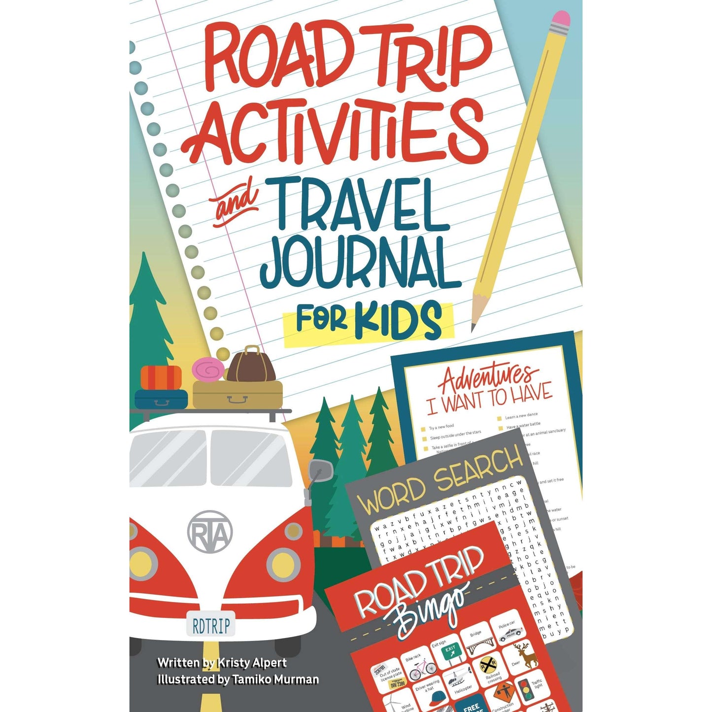 Paradise Clay FCP139 Road Trip Activities and Travel Journal for Kids - Book