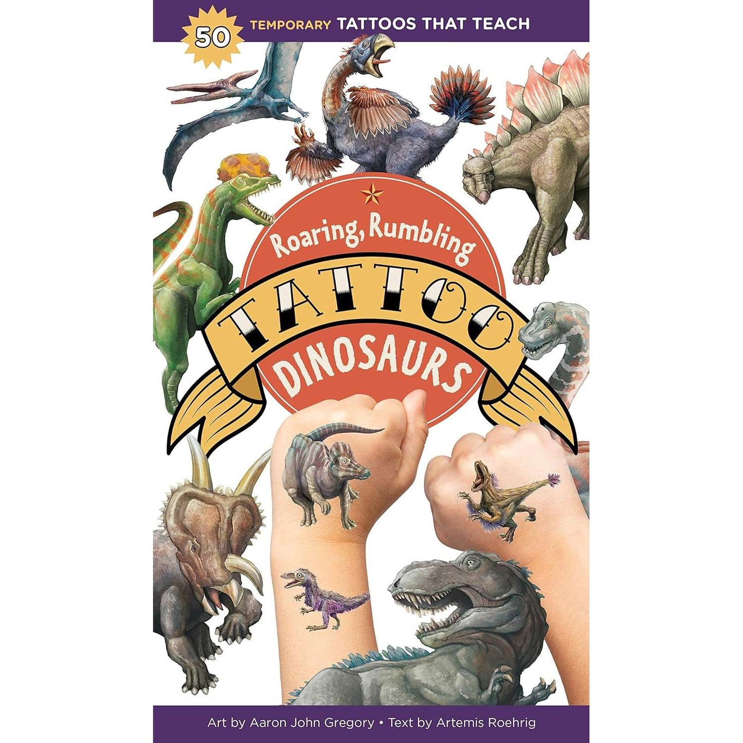 Paradise Clay HCT108 Roaring, Rumbling Tattoo Dinosaurs - Book