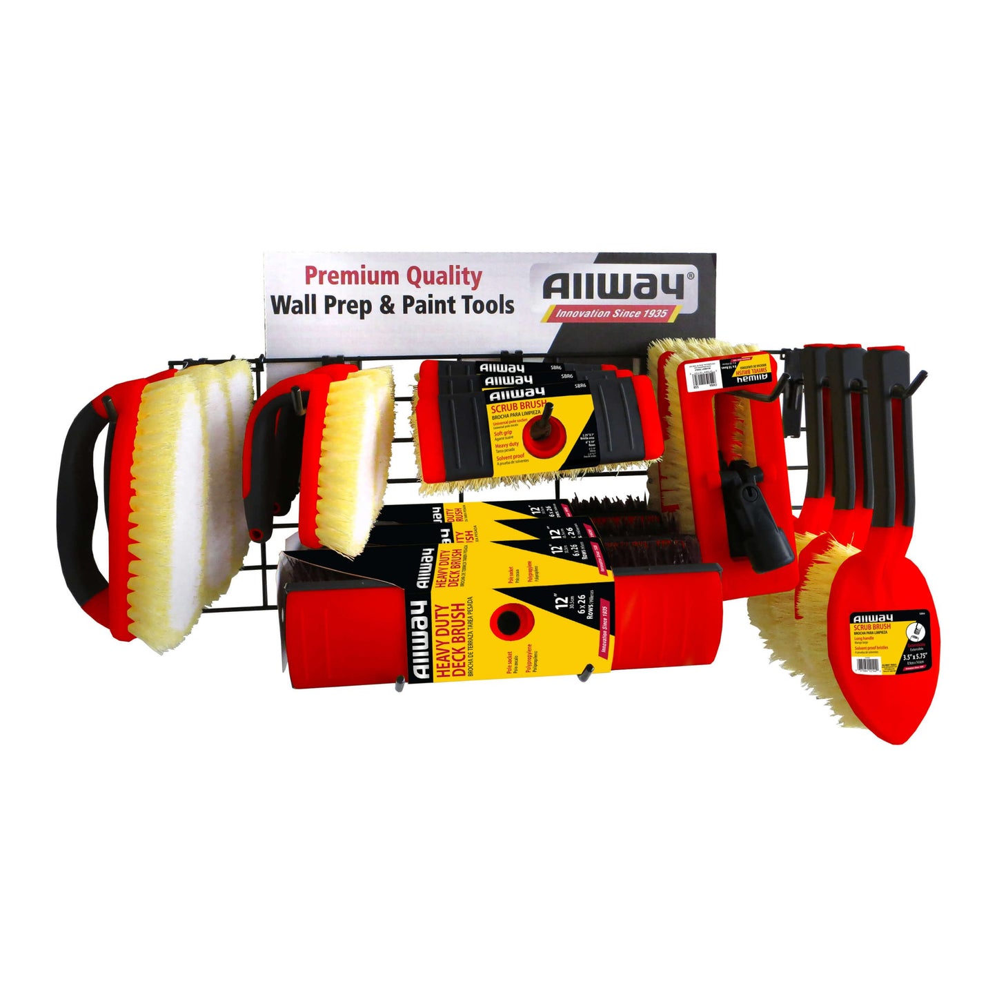 Allway SBA7 36-Piece Scrub Brush Assortment