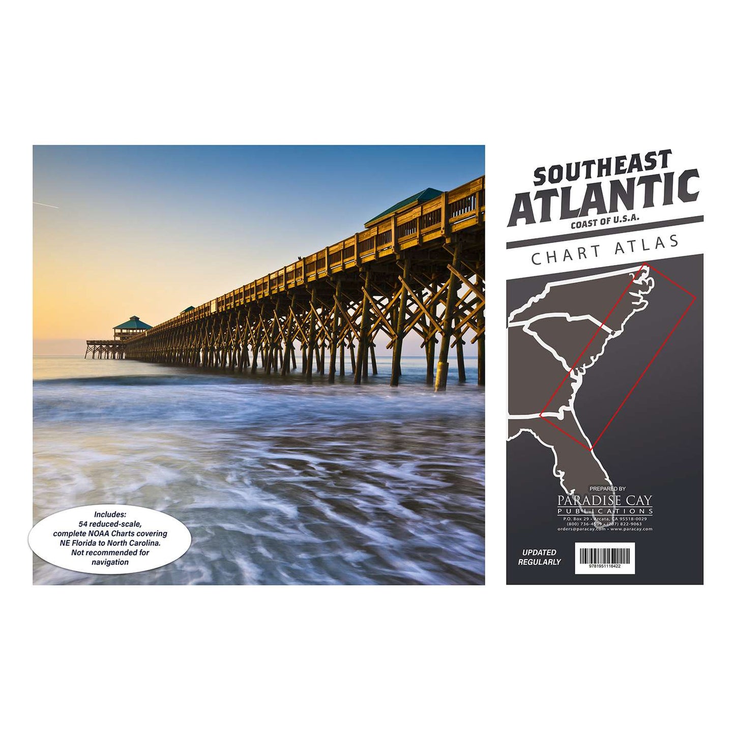 Paradise Clay IHP_SEACB Southeast Atlantic Coast Chart Atlas (12x18 Spiral-bound)