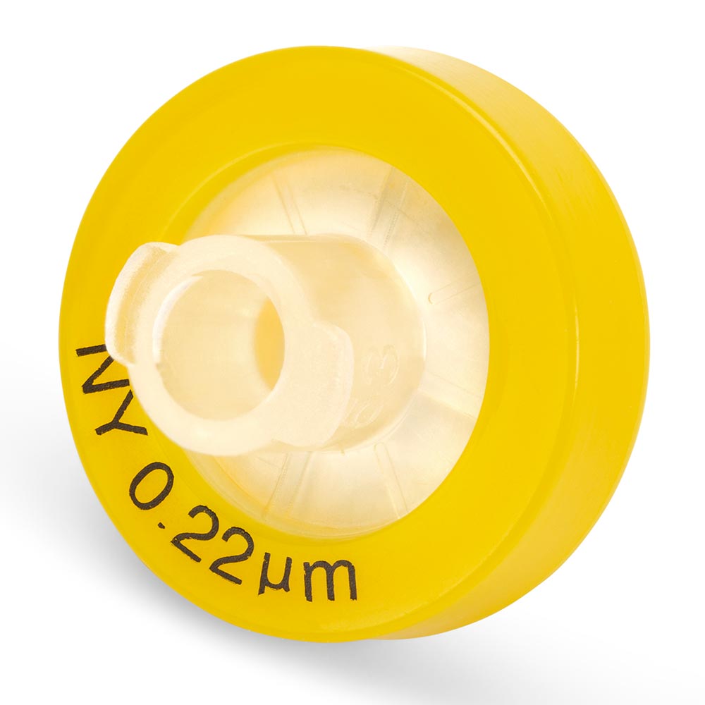 Globe Scientific SF-NYLN-2213 Syringe Filter Nylon Membrane 0.22?m Porosity 13mm Diameter PP Housing Non-sterile Bulk Packed