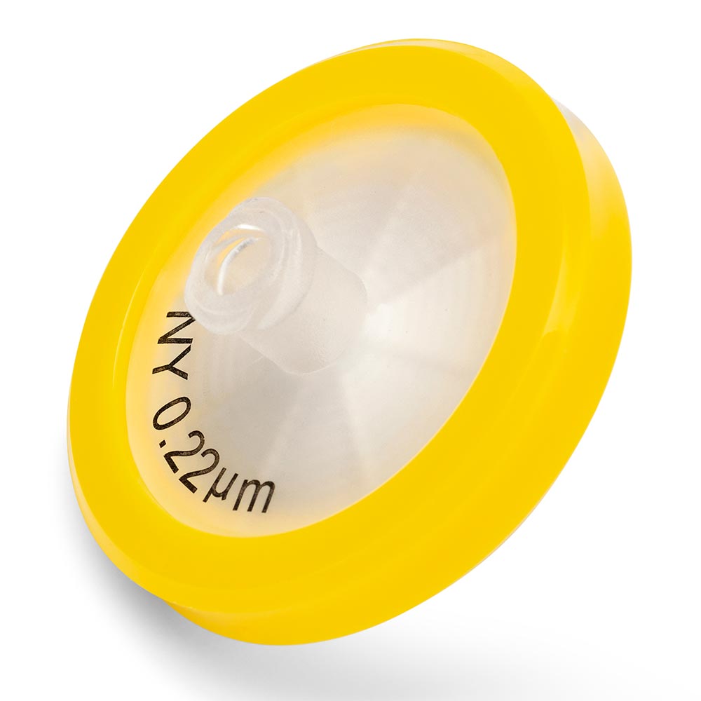Globe Scientific SF-NYLN-2230 Syringe Filter Nylon Membrane 0.22?m Porosity 30mm Diameter PP Housing Non-sterile Bulk Packed