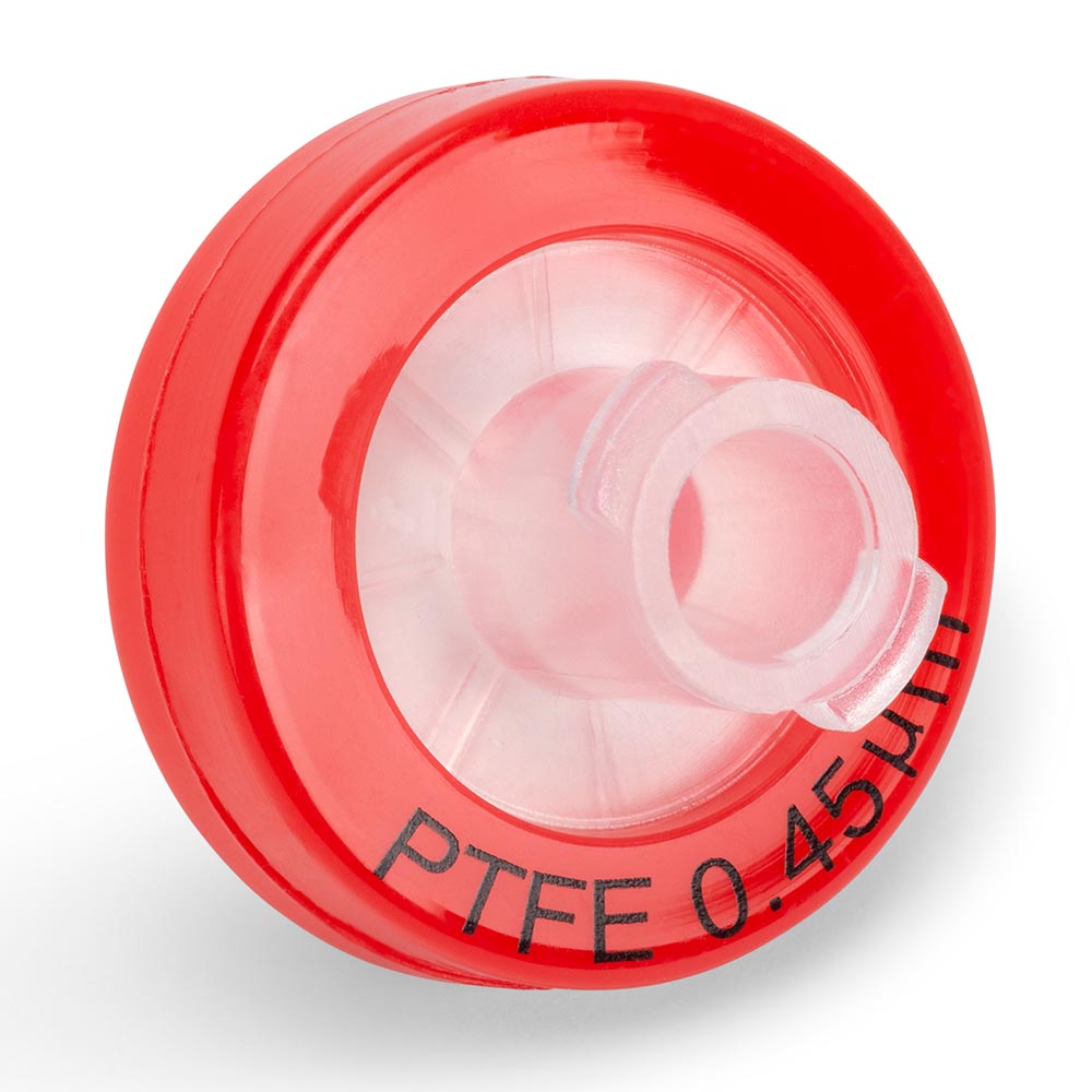 Globe Scientific SF-PTFE-4513 Syringe Filter PTFE Hydrophilic Membrane 0.45?m Porosity 13mm Diameter PP Housing Non-sterile Bulk Packed