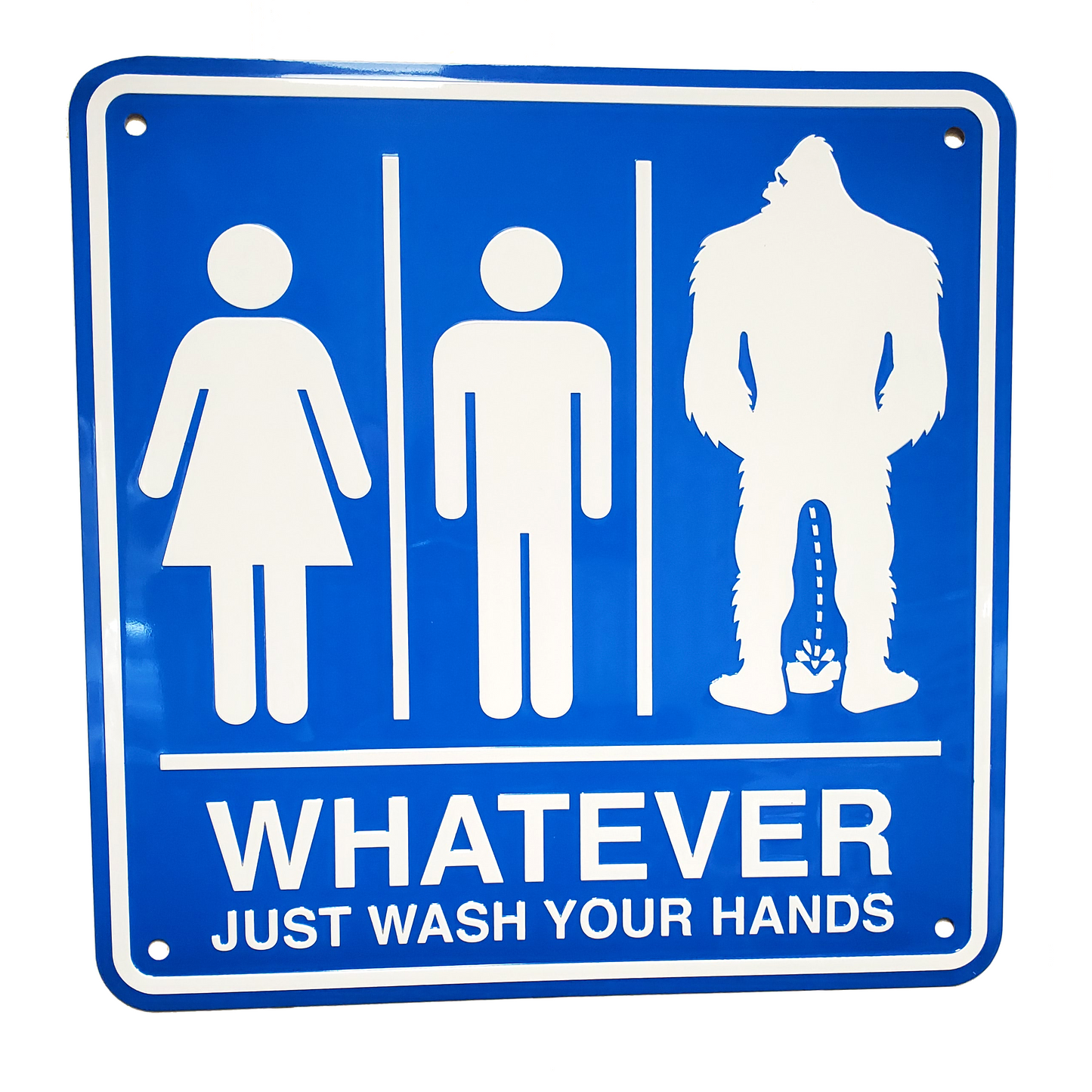 Paradise Clay SFF004 Whatever, Just Wash Your Hands METAL SIGN