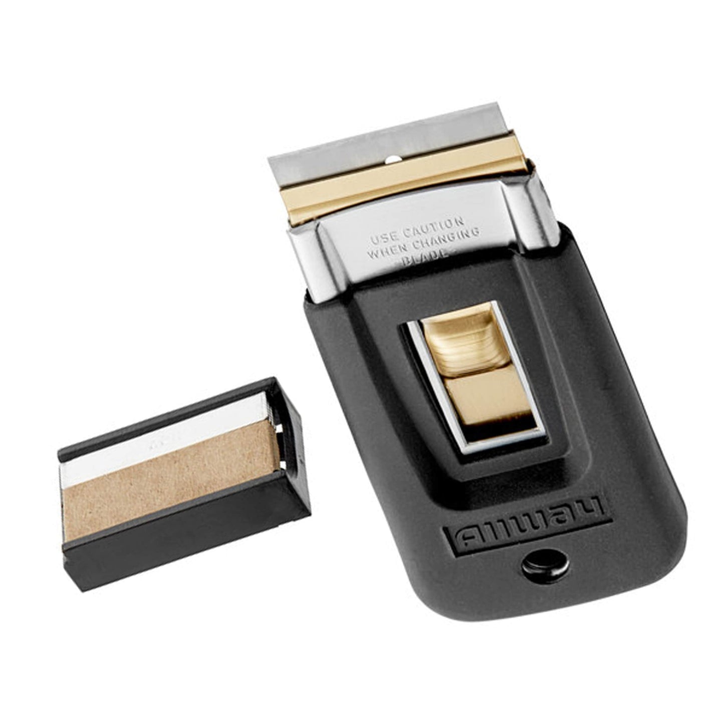 Allway SGS Soft-Grip Retractable Glass Scraper, 5 Blades