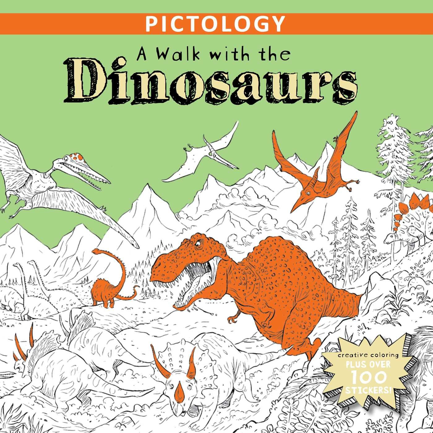Paradise Clay SIM430 A Walk with the Dinosaurs (Pictology) - Book