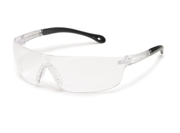 Gateway Safety 4480 StarLite SQUARED Safety Glasses - Contemporary Square Lens Lightweight Eye Protection with Soft Rubber Temples