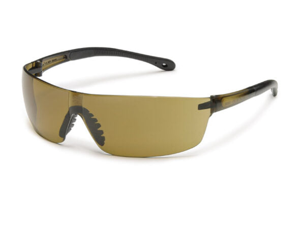 Gateway Safety 4486 StarLite SQUARED Safety Glasses - Contemporary Square Lens Lightweight Eye Protection with Soft Rubber Temples