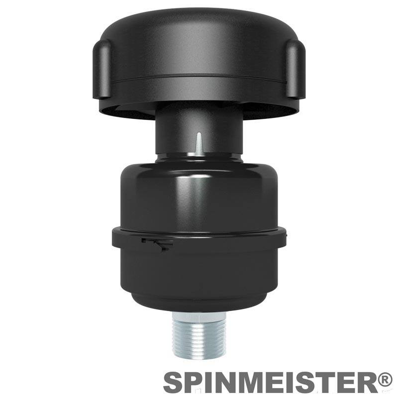 Solberg SM2-10-050 SpinMeister Extreme Duty Inlet Filter, 1/2" MPT, Paper Element, 2 Micron